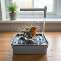 Bird Bath with Spray Bar Automatic Bird Bath Pet Supply for Small Birds