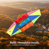 3D Detector Kite Sturdy Construction Long Tail Detector Kite Tear-Resistant-Stop