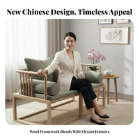 New Chinese design Wrought Iron Luohan Bed Light Luxury Design Seating Furniture Upholstered pad Daybed Multi-Purpose for Interior Designers, Business Owners, Living Room, Hotel Lobby, Reception Area, Office Lounge
