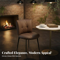 Curved rear Armchair High rearrest Living Room Seating Upholstered Soft Padding for Design aficionados, Showroom, Cafe, Bedroom