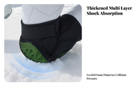 Impact-resistant knee pads for running