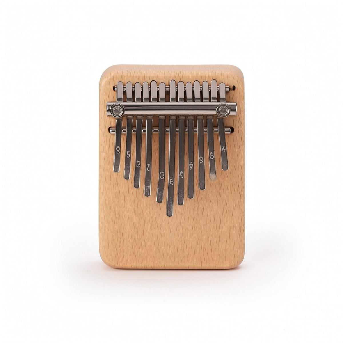 Solid-Wood Mini Kalimba 9-Key Kalimba Beginner-Friendly Thumb Piano with Lanyard Palm Size for Beginners, Classroom
