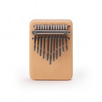 Solid-Wood Mini Kalimba 9-Key Kalimba Beginner-Friendly Thumb Piano with Lanyard Palm Size for Beginners, Classroom
