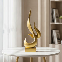 Flame Sculpture Modern Abstract Sculpture Contemporary Flame Statue for Art Lovers
