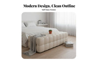 Light Luxury Design Cushioned Shoe Rack Bench Modern Minimalist Aesthetic Upholstered Waterfall Bench with Shoe Rack Comfortable Padded Seat Entryway Furnishing High Load Capacity for Apartment Dwellers, Homeowners, Hallway, Mudroom, Cloakroom