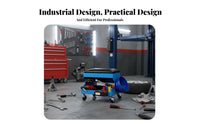 Rolling Shop Seat Swivel Casters Tool Tray Comfort for Auto Detailers