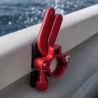 Ultra-Short Fishing Rod Holder with Quick-Release Mechanism