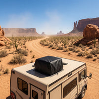 Waterproof RV Air Conditioner Cover Sunproof RV Air Conditioning Cover with Drawstring Dustproof for Outdoor Storage