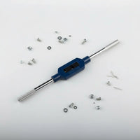 Sturdy Steel Construction Tap Wrench Non-Slip Grip Manual Tool High Force Manual Thread Tapper Rust-Proof for Machinists, DIY Enthusiasts, Professionals, Metalworking, Workshop, Machinery Maintenance, Automotive Repair