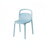 Thickened Construction Stackable Plastic Chair Vibrant Colors Indoor Seating Easy to Clean Household Furniture Ergonomic Backrest for Apartment Dwellers, Office Managers, Dining Room, Small Areas, Kitchen, Balcony