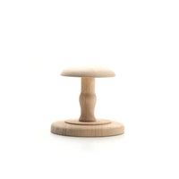 Wooden Hat Stand Freestanding Mushroom Hat Stand Sturdy Holder for Shop Owners, Boutique Counters, Studios
