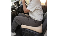 Wedge Car Seat Cushion Non-Slip Car Seat Cushion Raised Breathable for Short Drivers, Driving Practice, Daily Commute