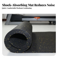 Treadmill Mat Noise Reducing Shock Absorbing Pad Vibration Dampening Shock Absorbing Floor Mat for Apartment