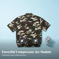 Air Conditioned Work Clothes Lightweight Design Cooling Fan Work Jacket Resistant Wearable Air Conditioner Jacket for Men, Women, Gardening