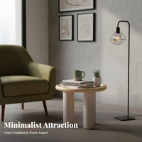 Minimalist Aesthetic Round Wooden Table Rounded Design Round Table with Thick Legs Spacious Tabletop Living Room Furniture Sturdy and Stable for Apartment Dwellers, Guesthouse Owners, Interior Designers, Lounge Area, Fromice, Entryway, Bedroom