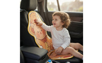 Car Seat Cushion with Backrest Breathable Car Seat Cushion with Back Support Pillow Animal-Shaped Soft for Drivers, Road Trips