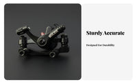 Mountain Bike Brake Caliper Good Heat Dissipation Trail Bike Disc Brake Caliper Replaceable Pads Easy Adjustment