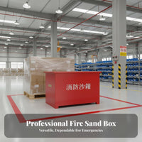 Fire Sandbox Large Capacity Fire Sand Storage Box Thickened Steel Plate for Warehouse Managers, Business Owners, Factories, Warehouses, Public Places