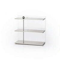 3-Tier Display Stand Transparent Desktop Organizer Space-Saving Furniture for Vanity