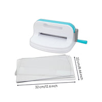 Hand Crank Embossing Machine 2-in-1 Functionality Craft Tool Decorative Patterns