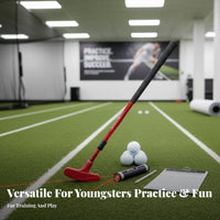 Telescopic Sport Putting Stick Clear Scale Markings Adjustable Young Putting Stick Sports Equipment Non-Slip Grip Ambidextrous