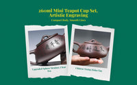 Handmade Yixing Lavender Clay Teapot, Large Capacity