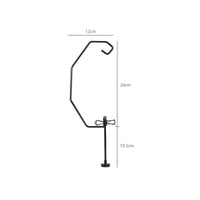 Base Bug Coil Holder Easy to Clean Metal Bug Coil Rack Windproof Camp Lantern Hook Stand Compact for Camping