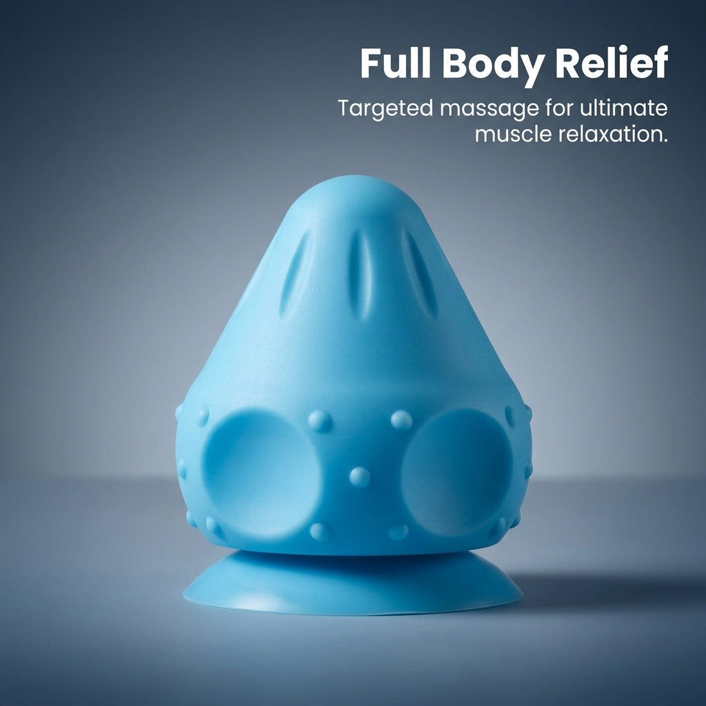 Ball for Myofascial Release, TPE Handheld Suction Muscle Relaxation Physical Tool for Athletes, 160g Portable Design