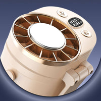 Waist-Attached Fan Semiconductor Cooling Personal Fan with Lanyard Multifunctional for Outdoor Workers, Commuters, Commuting, Travel