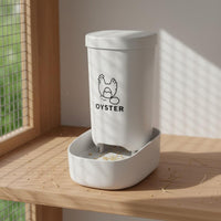 Two Mounting Options Grit and Oyster Shell Feeder Easy Installation Hanging Chicken Feeder Sturdy Construction for Hobby Farmers