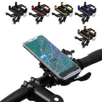 Aluminum Alloy Cycle Phone Mount Navigation Support Motorcycle Phone Holder Secure Hold Electric Bicycle Handlebar Holder Anti-Slip for Cycling, Electric Bike, Motorcycling