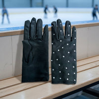 Rhinestone Gloves Sparkling Gloves with Rhinestones Costume Accessory Lightweight Elastic for Performers, Stage Performances