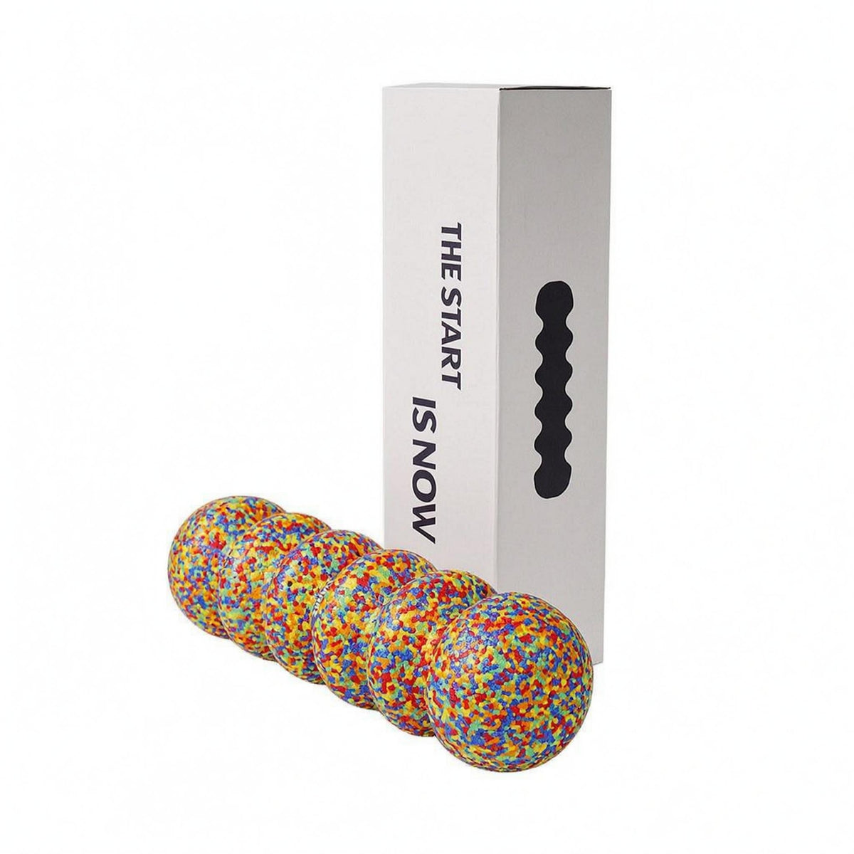 Hollow Groove Muscle Massage Foam Roller Speckled Grooved Foam Roller Portable Firm Compression