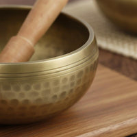 Handmade Tibetan Singing Bowl Deep Relaxation Meditation Sound Bowl for Mindful Movement Practice, Home Decor