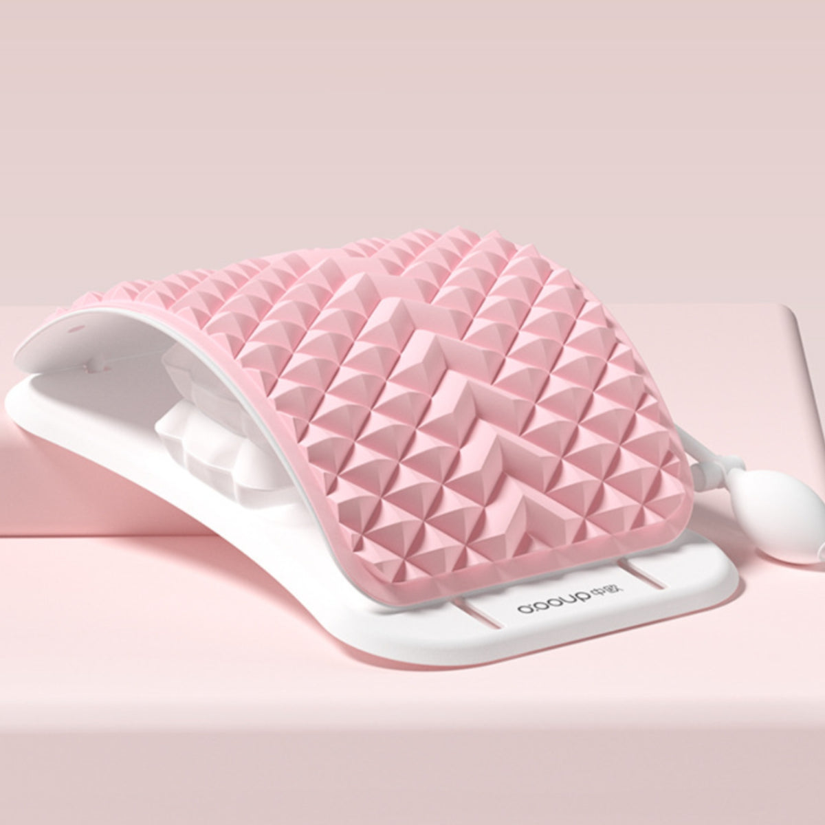 Textured Inflatable Stretcher Inflatable Bladder Manual Back Stretcher Acupressure Nodes Arched Support Posture Correction