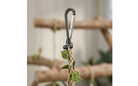 3 Pieces Parrot Perch Swing Rope Straps Parrot Swing Hanging Bird Perch Foliage-coveredWrapped Pet Accessory for Parrots, Aviary