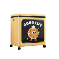 Large Capacity Foldable Frontopening Box hinged lid Toy Chest foldable Design Organizer container flexible for Families, Parents, Living Room, Playroom, Bedroom, Nursery
