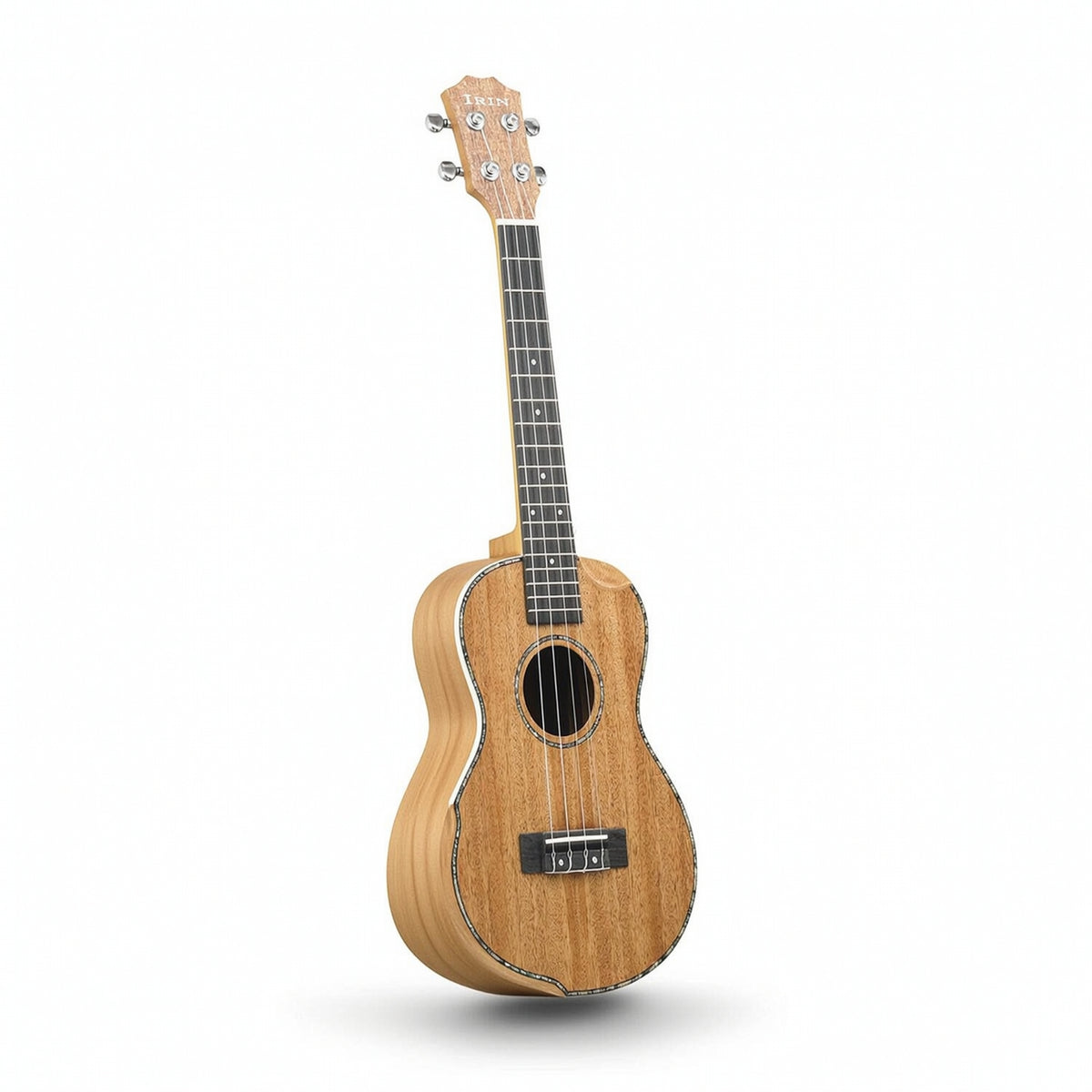 Acoustic Ukulele with Armrest Four-String Tenor Ukulele Warm Stringed Instrument Smooth for Beginners, Practice