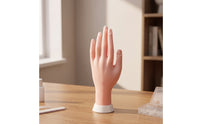 Nail Practice Hand with Base Lifelike Nail Training Hand Model Realistic