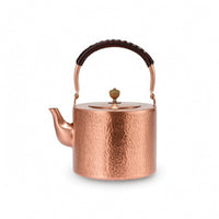 Stovetop Copper Tea Kettle Elegant Copper Kettle Versatile Boiling Vessel Classic for Kitchen