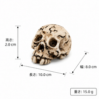 decorative skull figurines