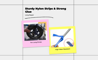 Sturdy Vacuum Tire Plug Kit, Universal Emergency Repair Tools