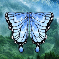 Butterfly Cape for Cross-Border Trade, Halloween Gradient Colorful Dance Decorative Butterfly Wings Wholesale