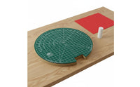 Table Tennis Rubber Cutting Mat Layered Base Alignment Grid Surface Mat Non-Slip s