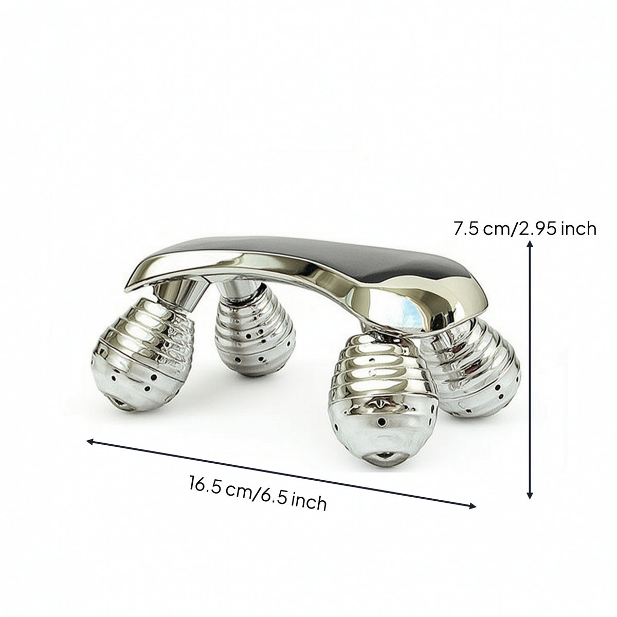 Warm-Pressure Massage Roller Ergonomic Warm-Pressure Roller Lightweight for Home