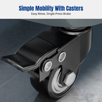 Stainless Steel Mop Holder, Mobile Cleaning Rack, Floor Organizer for Balcony