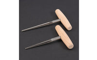 2 Pieces Guitar Bridge Pin Reaming Tool Chamfering BridgeHole Reaming Tool Metal Shaft for Luthiers
