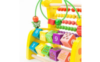 Wooden Deer with Bead Maze Educational Bead Maze Hands-on for Classroom