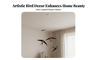 Dynamic Balance Balancing Bird Mobile Minimalist Design Flying Bird Mobile Elegant Design for Homeowners, Parents, Living Room, Study