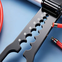 Multiple Hole Sizes Hose Clamp Pliers Pivoting Head Clamp Installer Plier Alloy Metal Gripping Plier Heavy Duty